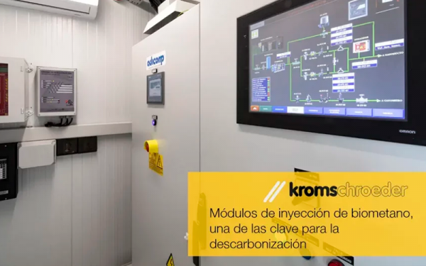 Kromschroeder, pionero en España en módulos de inyección de biometano a la red de gas natural